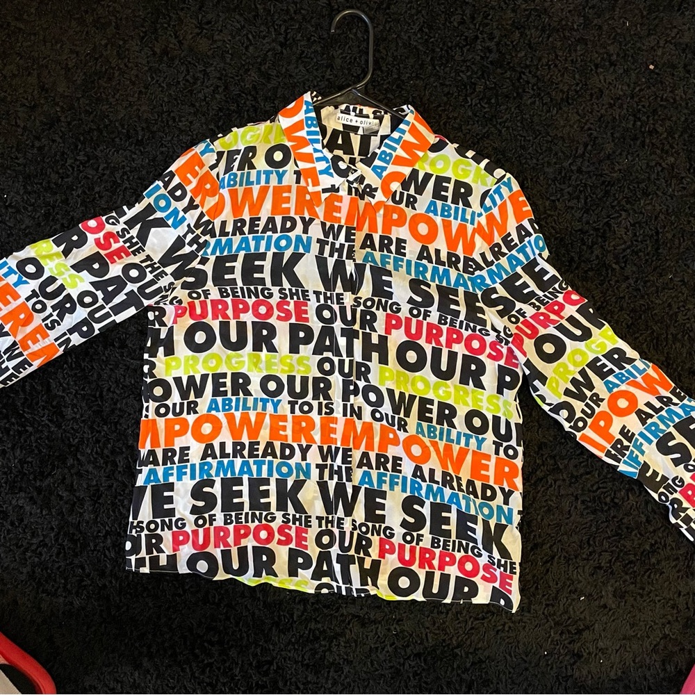 Alice and Olivia button down